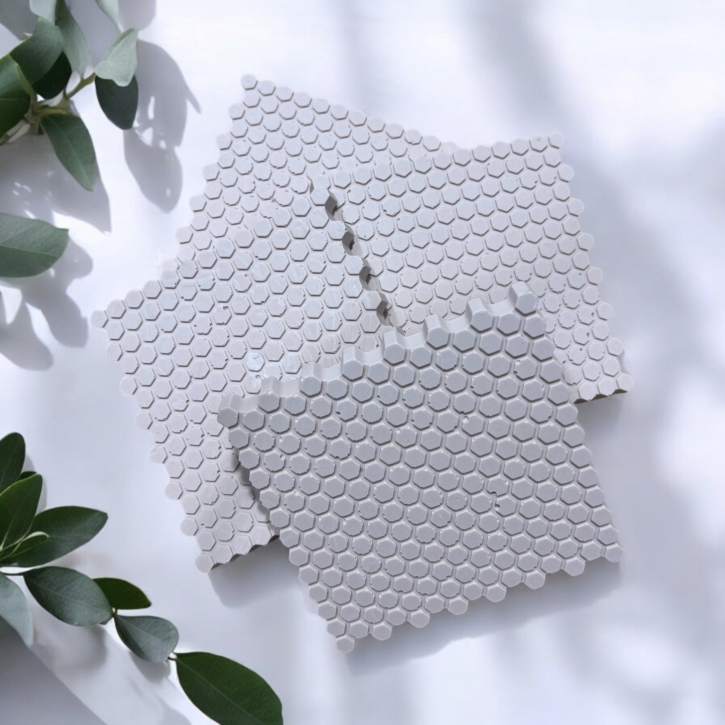 Mushroom Honeycomb Jesmonite Coasters