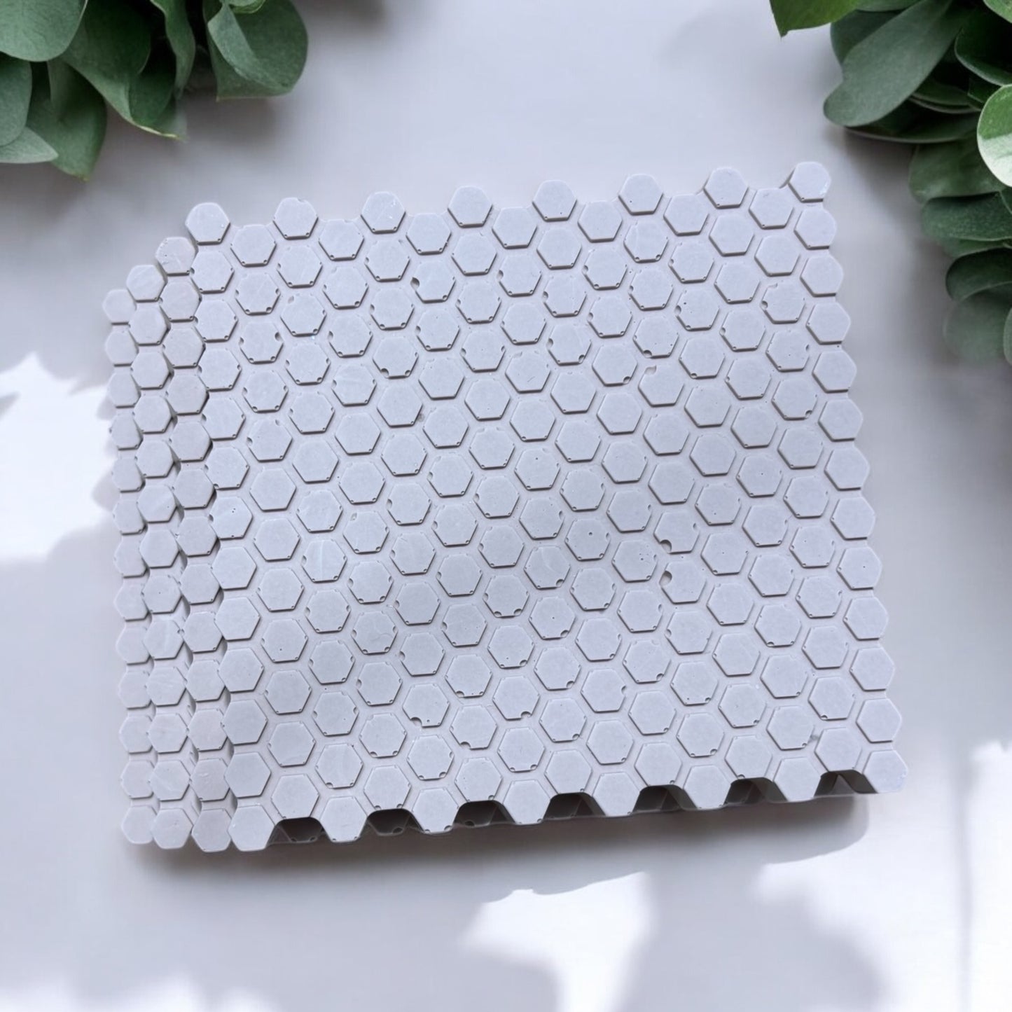Mushroom Honeycomb Jesmonite Coasters